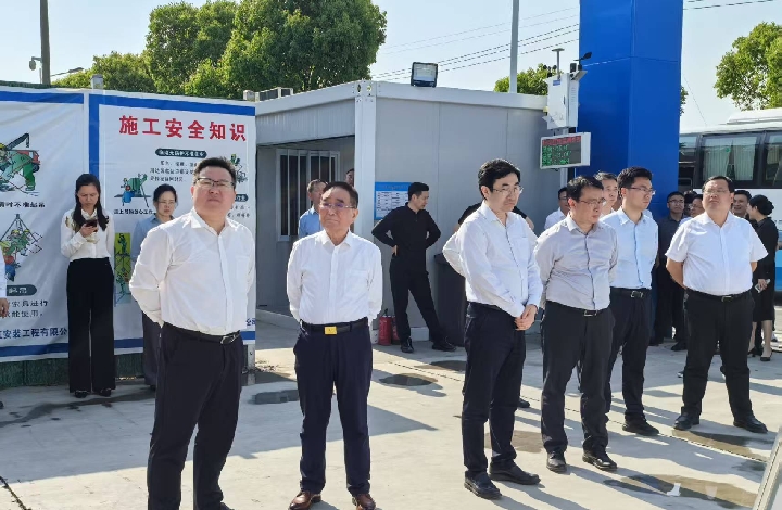 如皋市四套班子領導調研公司新項目